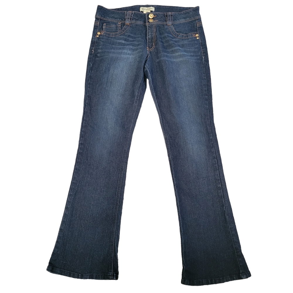 Democracy Women's Boot Cut Jeans - Dark Blue